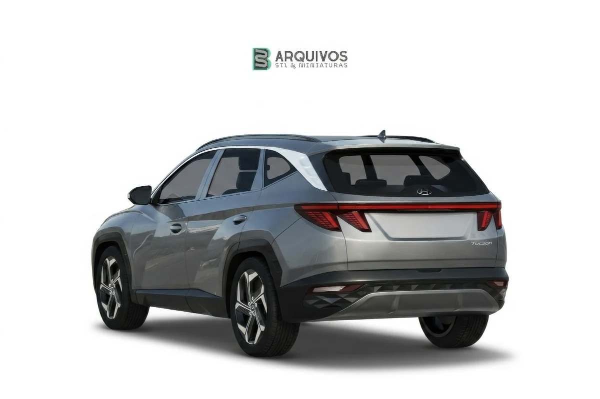 Modelo 3D STL - Hyundai Tucson 2021 — foto 3